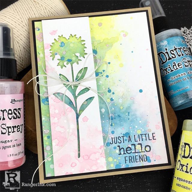 Just a Little Hello Friend Card by Bobbi Smith