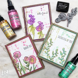 Mixed Media Oxide® Sprays Cards by Richele Christensen