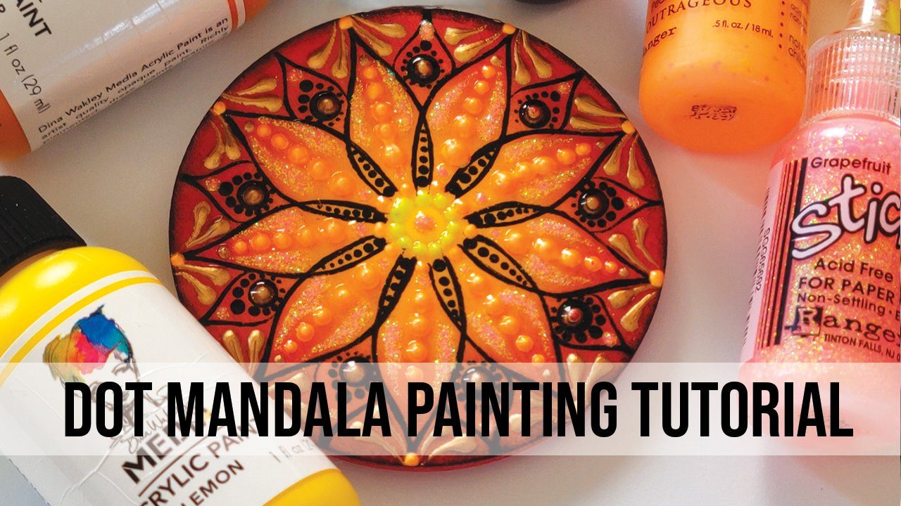 Dot Mandala Painting Tutorial by Iryna Swartz