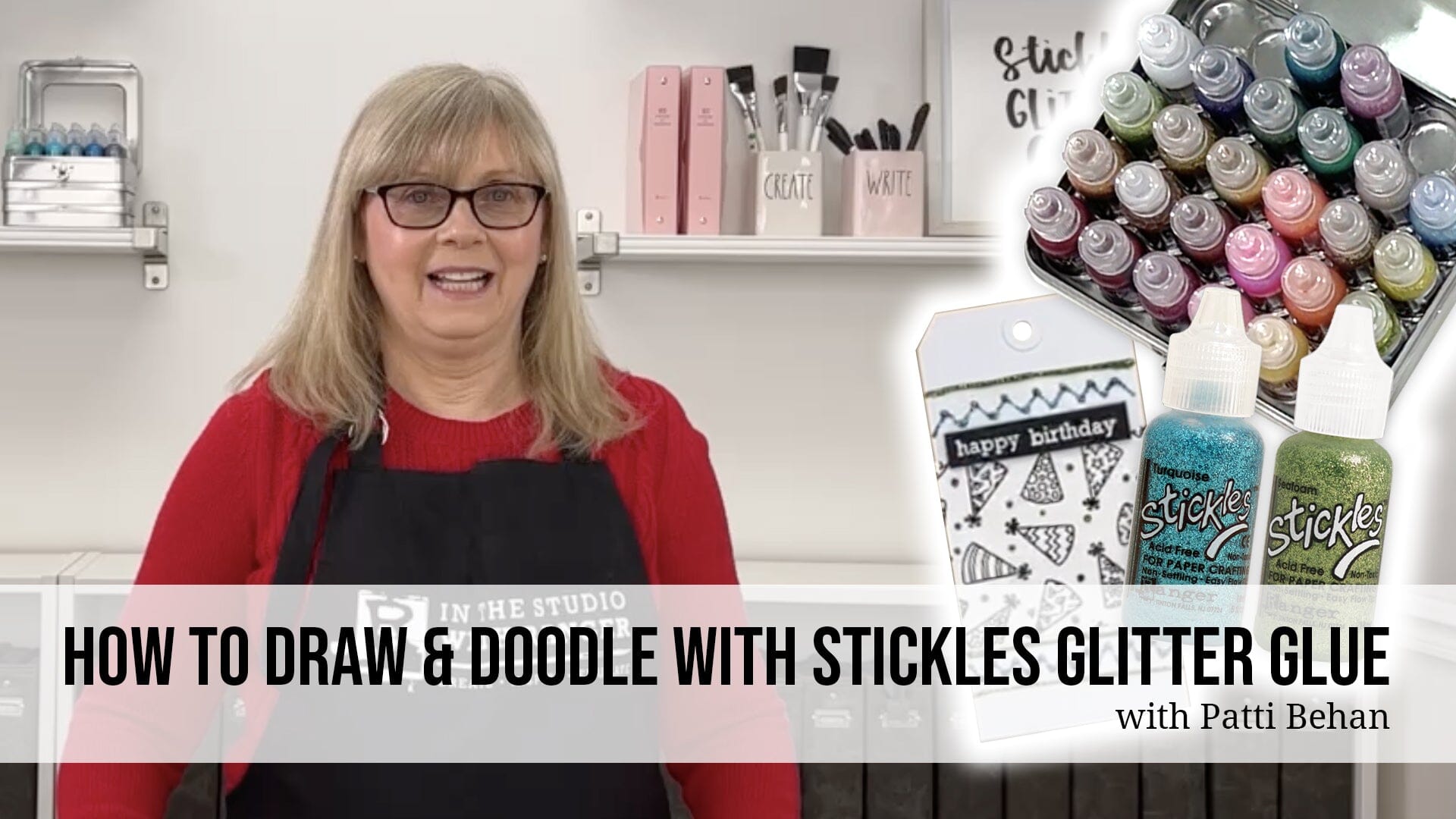 How to Draw and Doodle with Stickles Glitter Glue