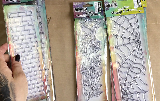 Dyan Reaveley Dylusions Border Stamps and Stencils