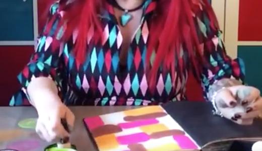 Dyan Reaveley Dylusions Paint Block Technique