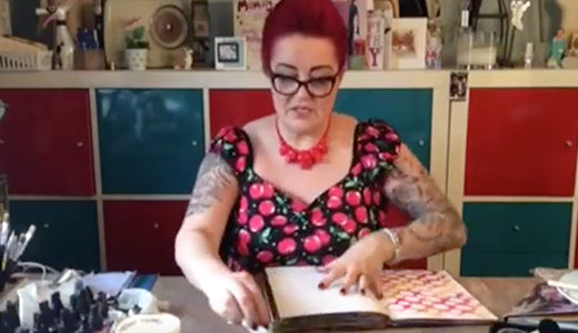 Dyan Reaveley Painting with Baby Wipes