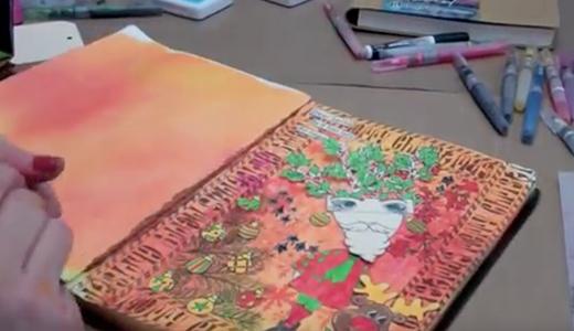 Dylusions Art Journaling: Creating a Page (Part 2 of 2)