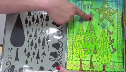 Dylusions Seasonal Stencils