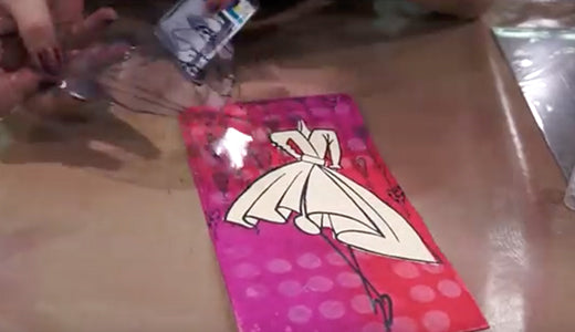 Dylusions Valentine's Day Tag