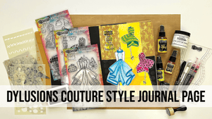 Dylusions Couture Style Journal Page