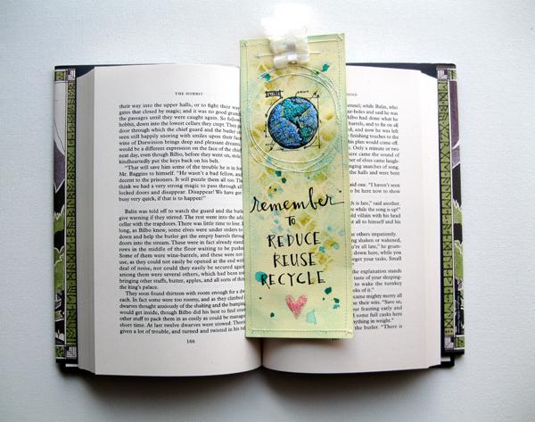 Earth Day Bookmark by Mou Saha