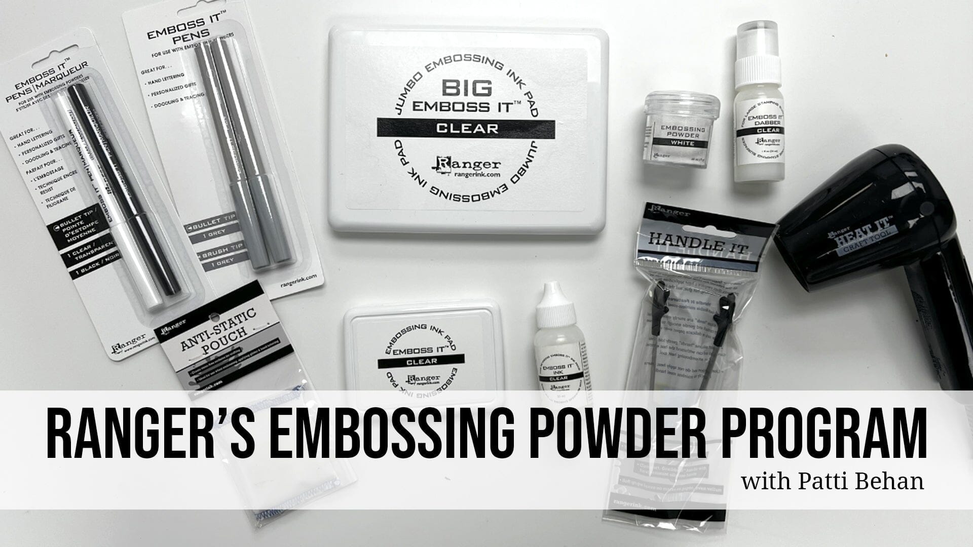 In the Studio with Ranger: Heat Embossing Techniques and Inspiration
