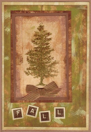 Fall Embossed Tree Card By Heidi Kinnamon