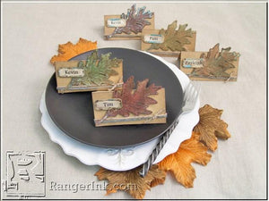 Fall Foliage Place Cards by Patti Behan
