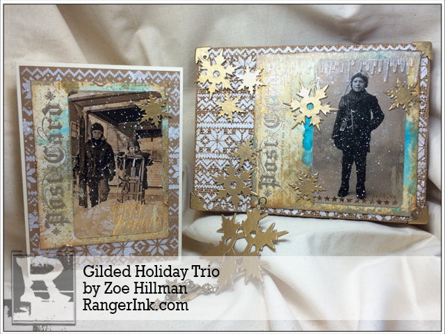 Gilded Holiday Trio By Zoe Hillman