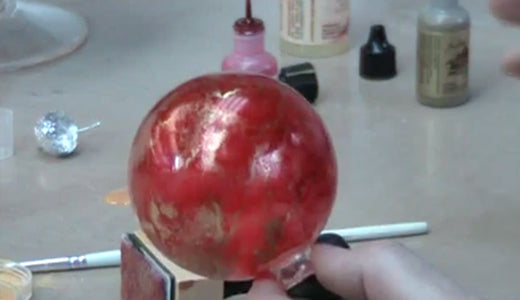 Holiday Ornaments with Ranger’s Adirondack® Alcohol Inks and Perfect Pearls™