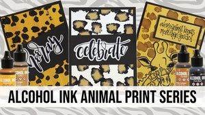 Alcohol Ink Animal Print Series: Leopard