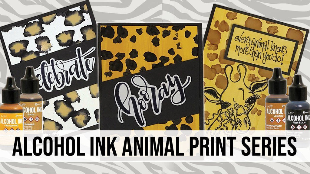 Alcohol Ink Animal Print Series: Cheetah