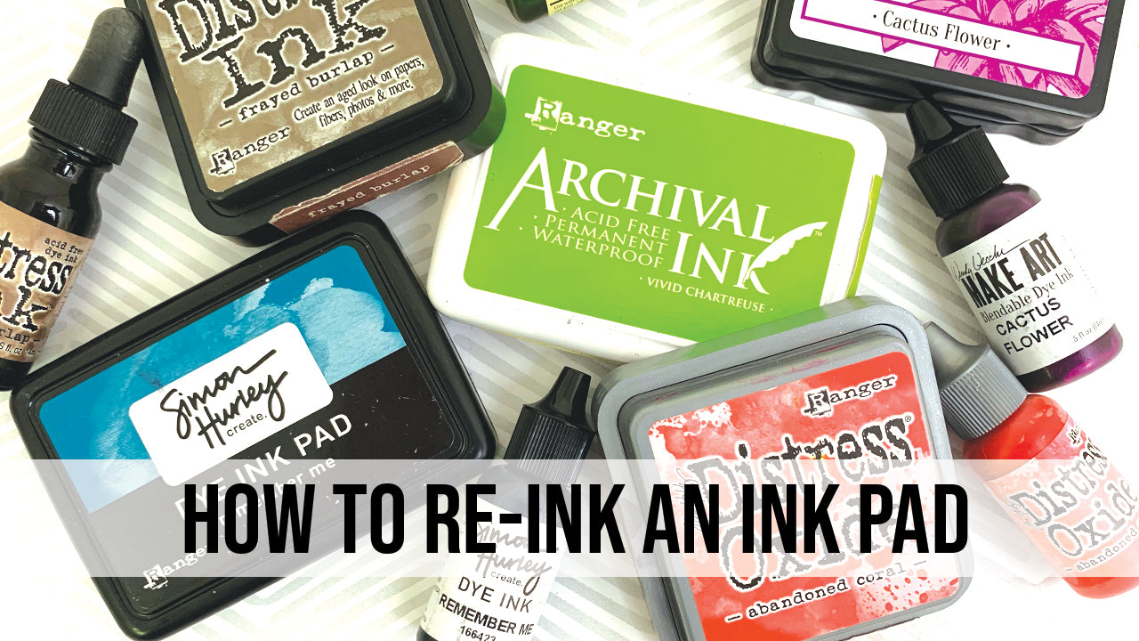 How to Re-Ink an Ink Pad