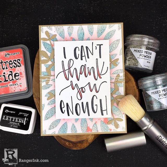 I Can't Thank You Enough Card by Bobbi Smith