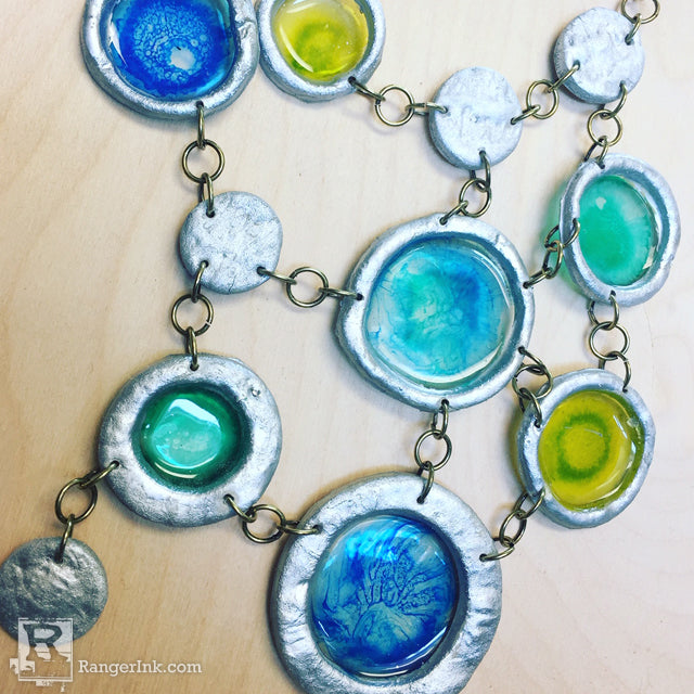 QuickCure Clay ICE Resin Necklace