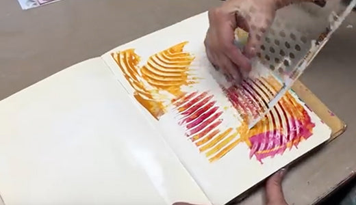Introduction to Paint Combs by Dina Wakley