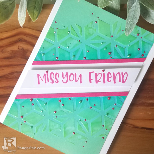 Letter It Miss You Friend Card