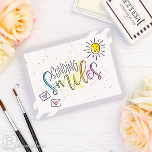 Sending Smiles Card by Laura Volpes
