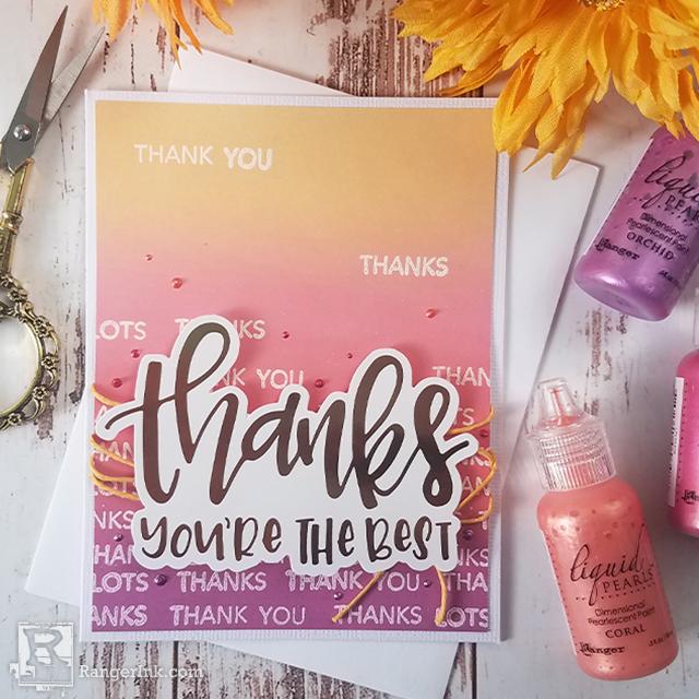 Thanks, You're the Best Card by Joy Baldwin