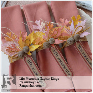 Life Moments Napkin Rings by Audrey Pettit