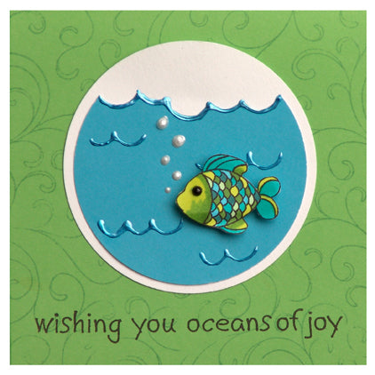 Liquid Pearls™ Oceans of Joy Card By Jennifer McGuire