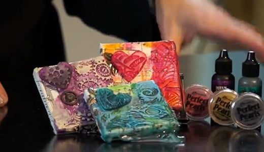 Melt Art Mixed Media Canvas Winter CHA 2013 Make It Take It