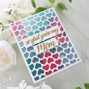 Metallic Texture Paste Mother's Day Card by Joy Baldwin