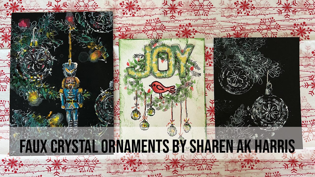 Faux Crystal Ornaments by Sharen AK Harris