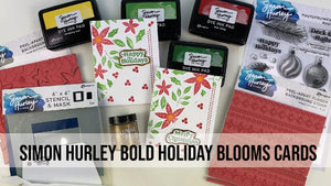 Simon Hurley Bold Holiday Blooms Cards