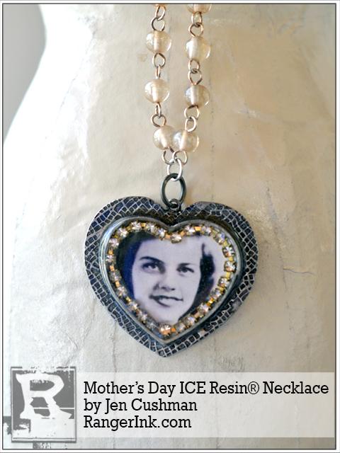 Mother’s Day ICE Resin® Necklace by Jen Cushman