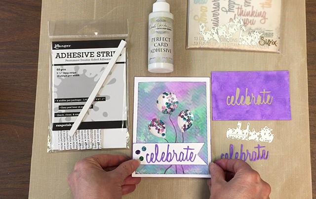 Patti Behan Celebrate Shaker Card