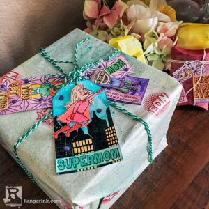 Supermom Gift Wrap by Betz Golden