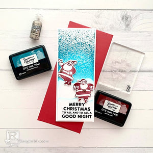 Simon Hurley create. Here Comes Santa Card by Lieschen Harshbarger