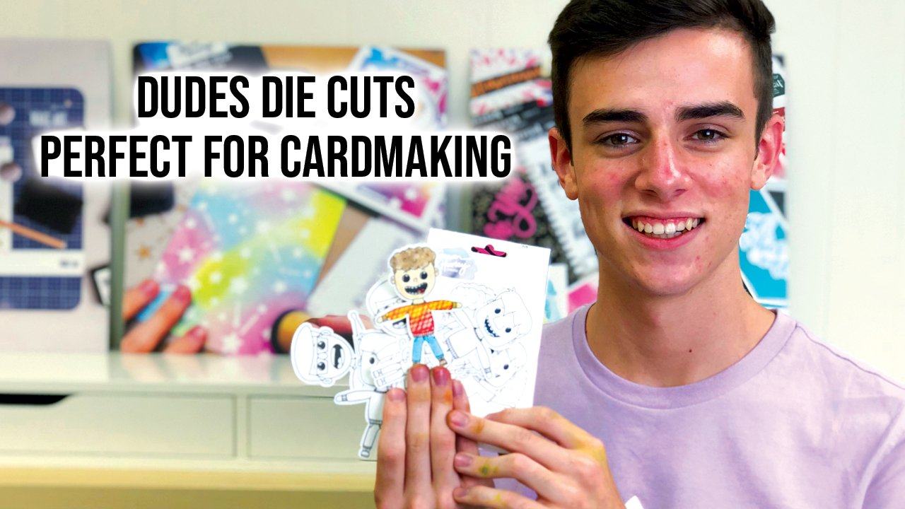 Dudes Die Cuts Perfect for Cardmaking