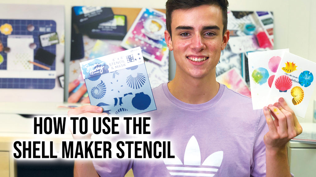 How to Use the Simon Hurley create. Shell Maker Stencil