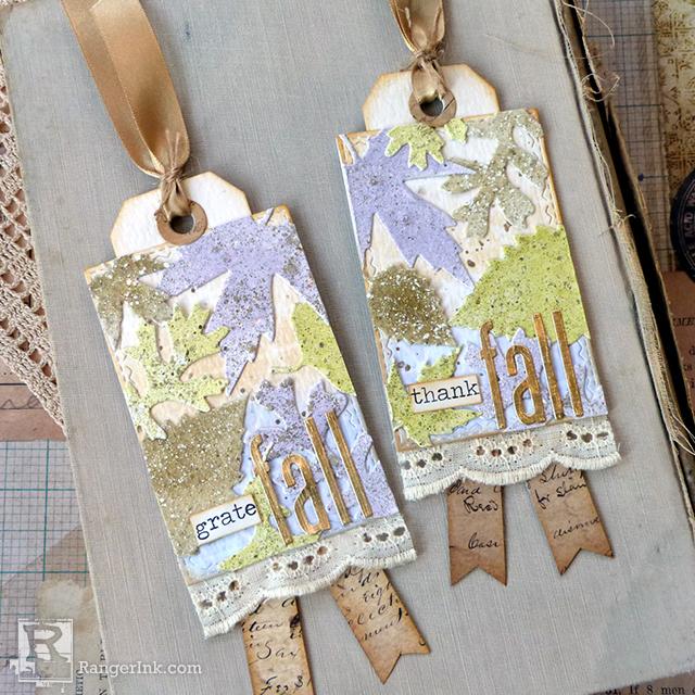Thank-Fall Tags by Audrey Pettit