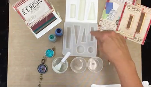 Susan Lenart Kazmer ICE Resin® Silicone Industrial Bezel Molds and Tints