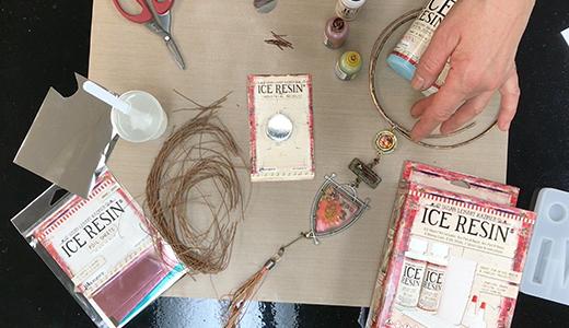 Susan Lenart Kazmer ICE Resin® Tourmaline Stones