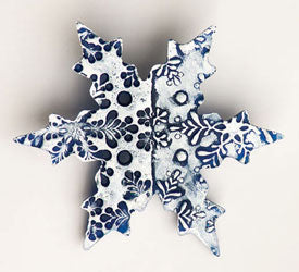Texture Tread Snowflake Pin