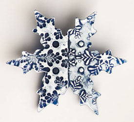 Texture Tread Snowflake Pin