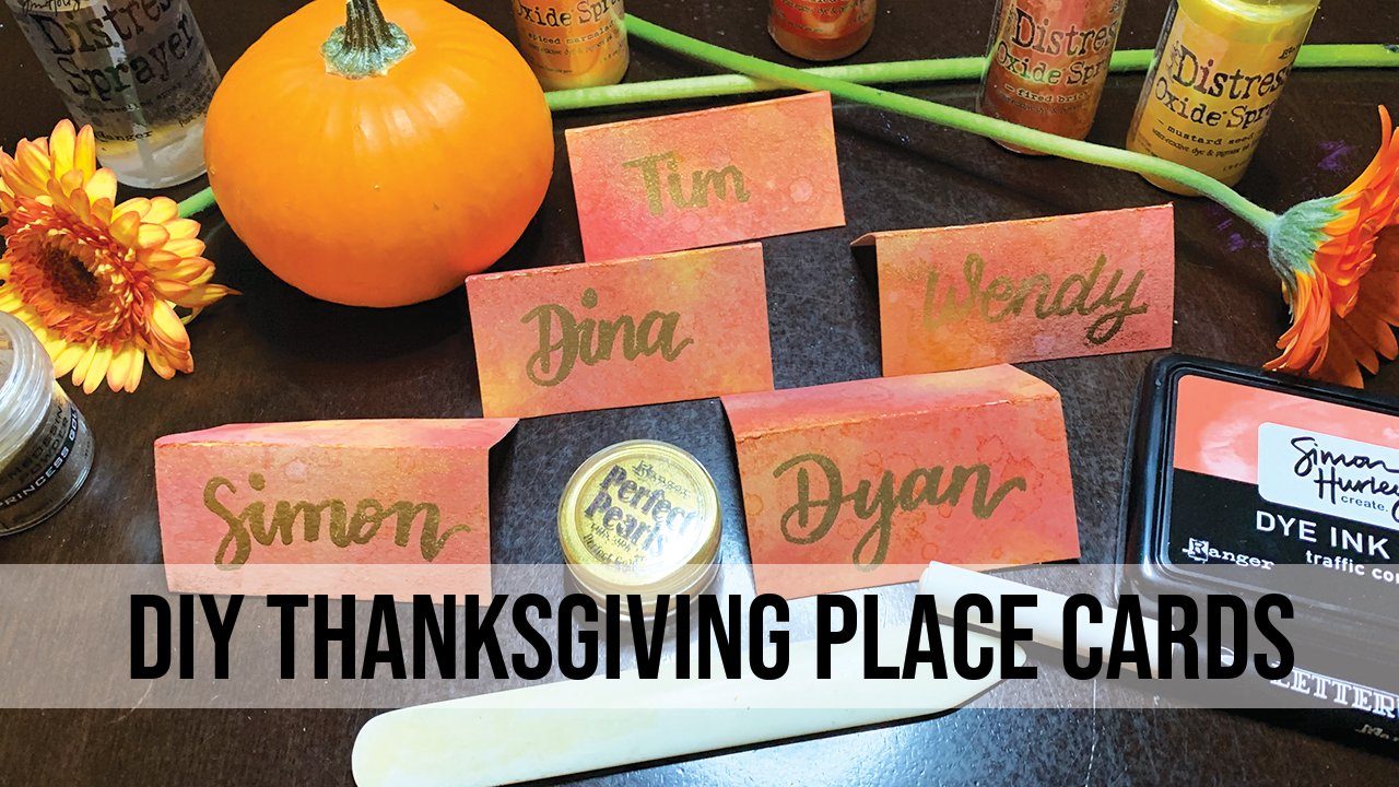 DIY Thanksgiving Place Cards by Julie Faherty
