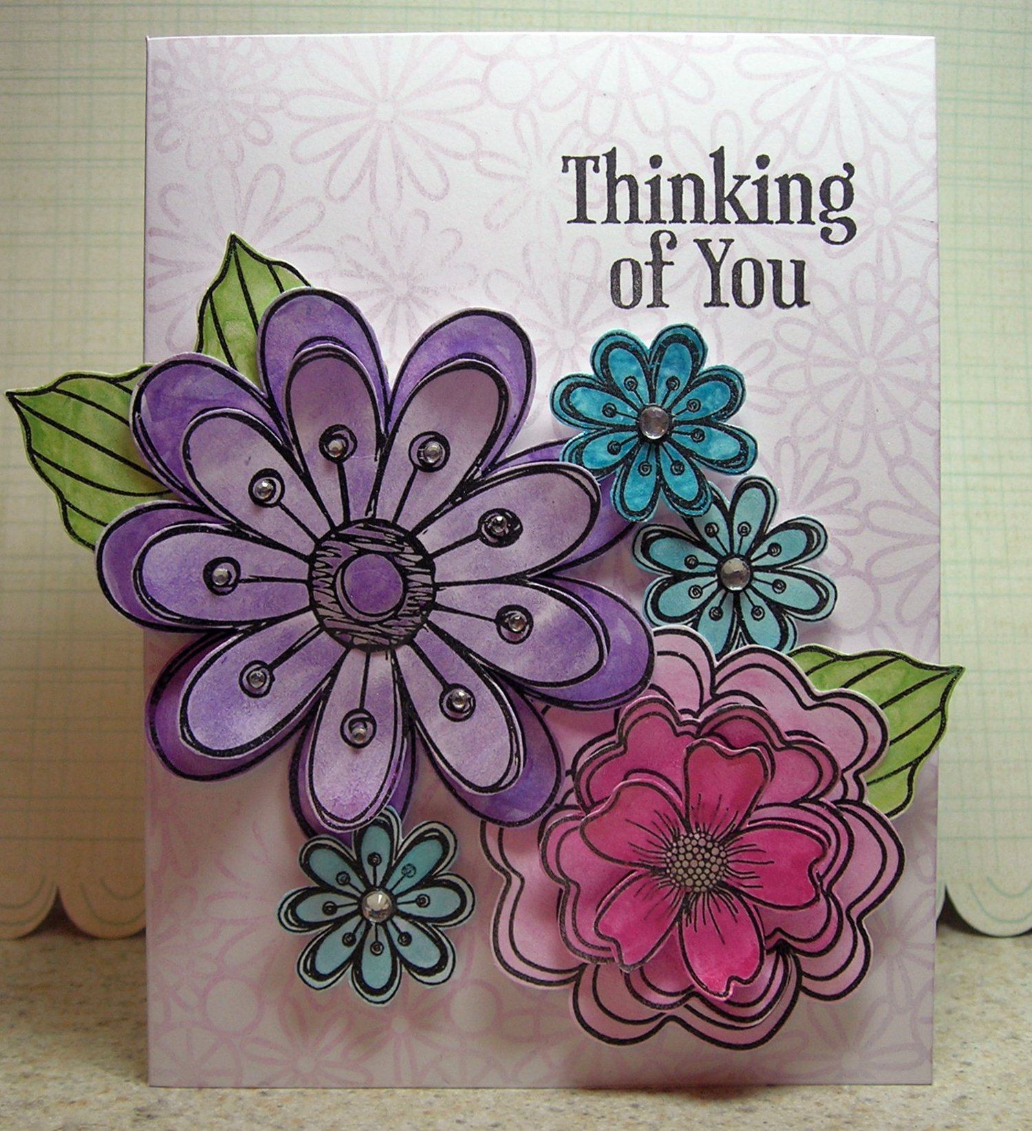 Thinking of You Perfect Pearls Card
