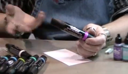 Tim Holtz Introduces Ranger’s Adirondack® Alcohol Ink Fillable Pen at CHA