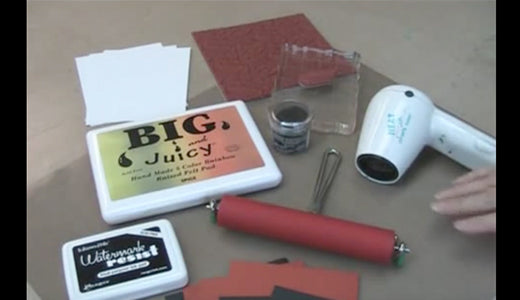 Tips & Techniques with Ranger Watermark Resist Pad