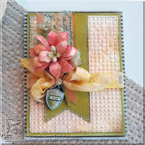 True Heart Tattered Floral Card by Audrey Pettit