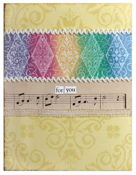 Watermark Resist For You Card By Lisa Dixon