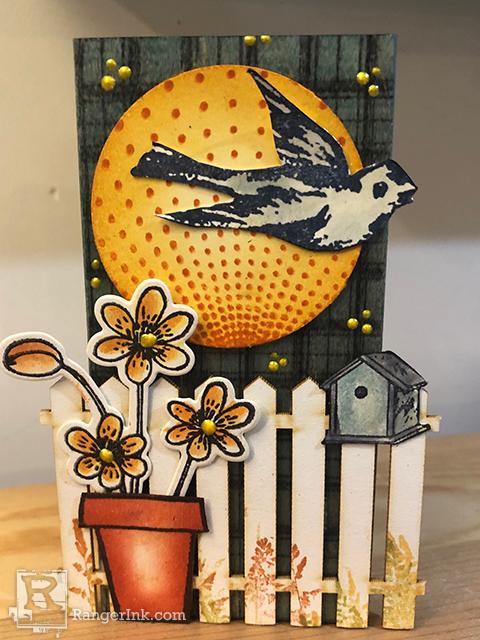 Wendy Vecchi MAKE ART Garden View 3D Collage by Cassie Lynch